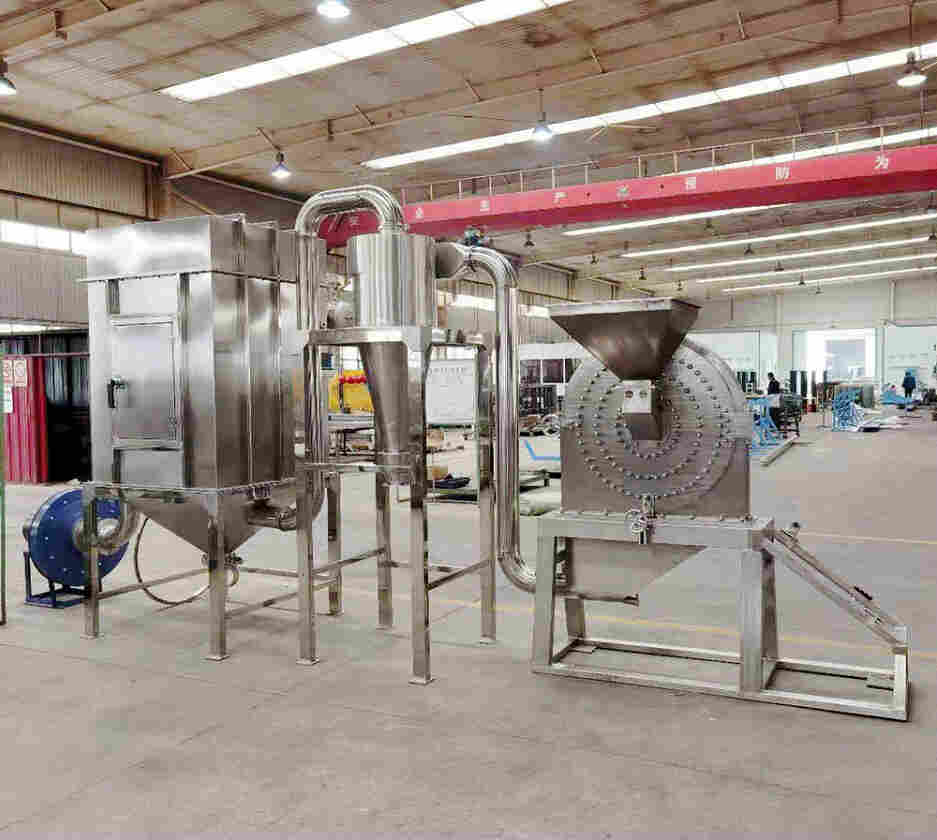 大型湿大米粉碎机设备 山东不锈钢粉碎机厂家供应