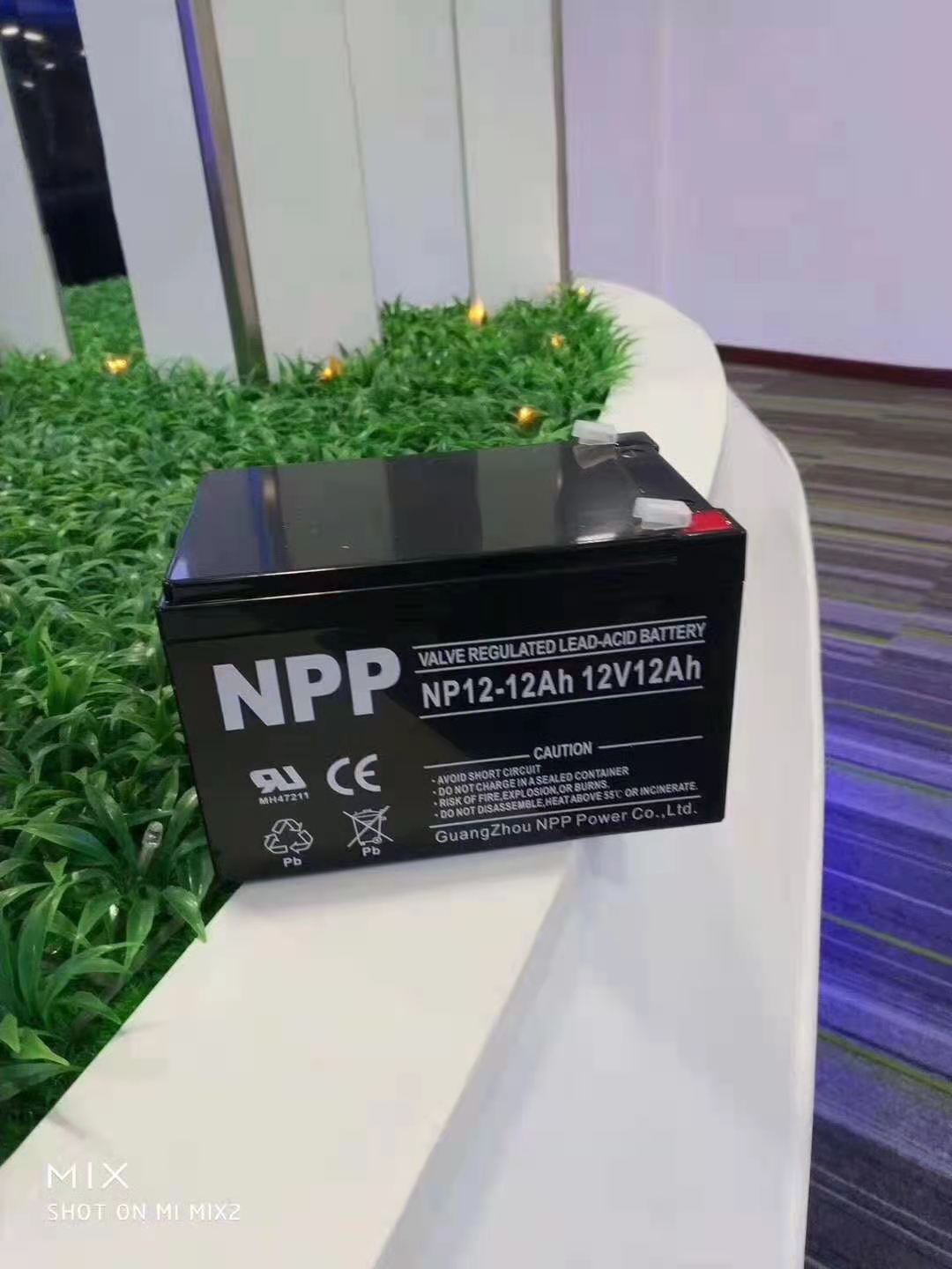 NPP蓄电池12V120AH电柜UPS电池