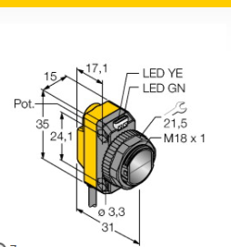 价格低DOIR450-BT18-VP6X2图尔克直反式传感器