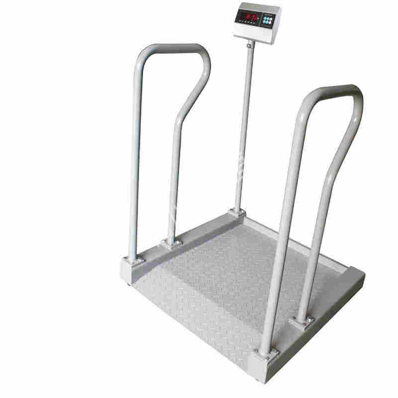 无障碍轮椅体重秤,医用智能轮椅体重秤,残疾人带扶手轮椅秤