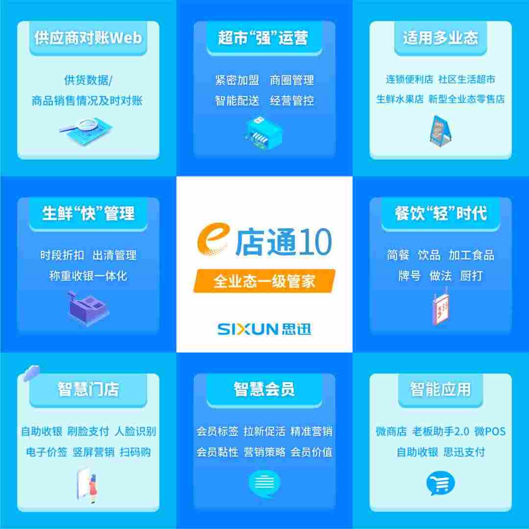 成都市收银系统便利店收银软件市收银设备