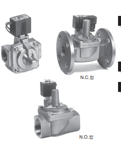 可选择螺纹及法兰安装的SMC先导式两通电磁阀VXP2260-10-4G