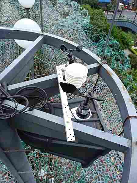 公园主干道负氧离子监测大屏播报功能