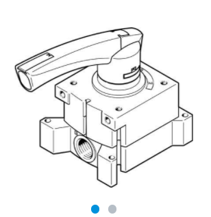 FESTO旋转式手柄阀VHER-P-H-B43C-G14