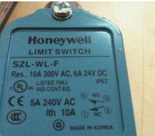 应用领域HONEYWELL霍尼韦尔GLAB20C限位开关