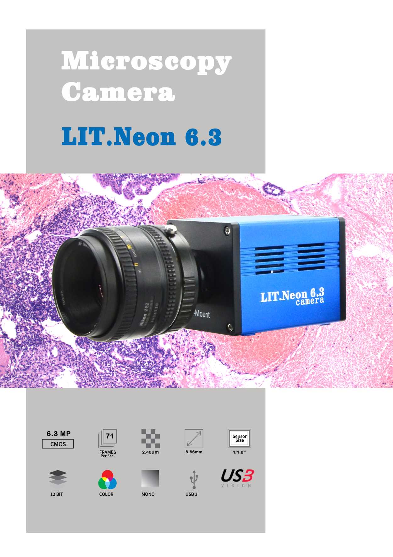 显微镜相机 显微摄像头 显微成像系统