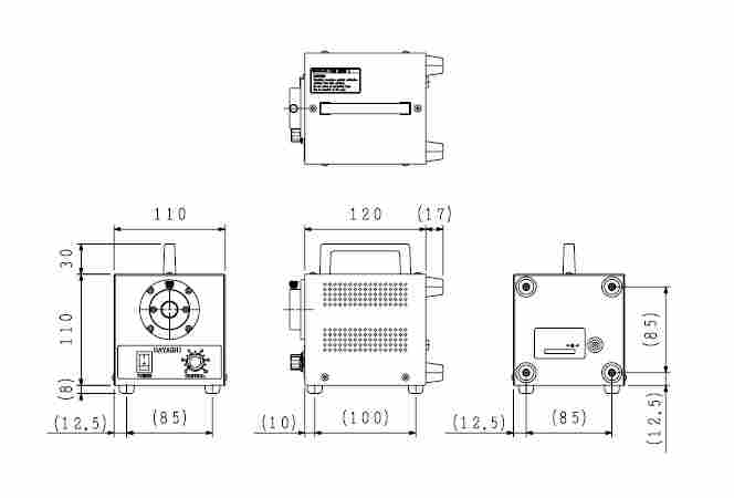 原装HAYASHI林时计光纤光源LA-HDF100NA