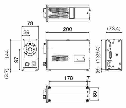 HAYASHI林时计光纤光源LA-HDF108