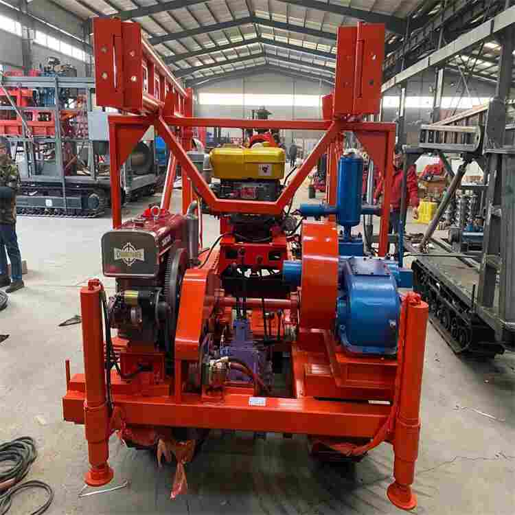 高支腿履带勘查钻机 牵引式GXY-200百米钻机性能