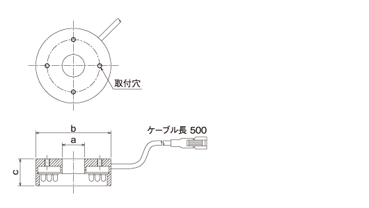 HAYASHI林时计机器视觉照明光源HDRP-50F,安装板的图像处理检查用