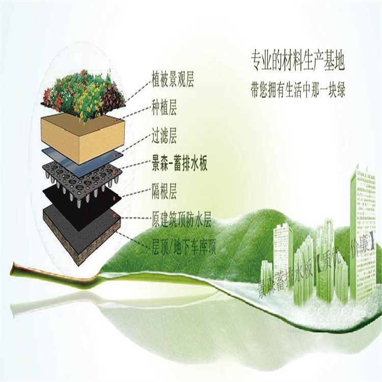 2021欢迎你---惠州市6公分种植楼顶花园排水板---惠州市集团