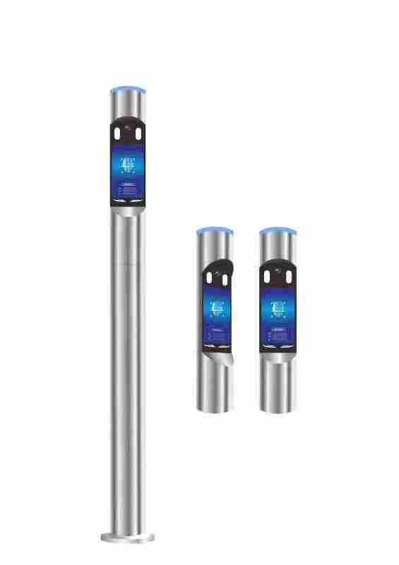 人脸智能识别道闸 摆闸 智能考勤通道