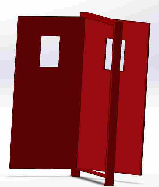 南溪不锈钢全自动无压风门量身定制厂家