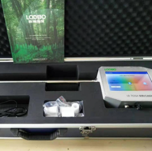 LB-7026A一体触摸彩屏油烟检测仪 饮食业油烟净化设备