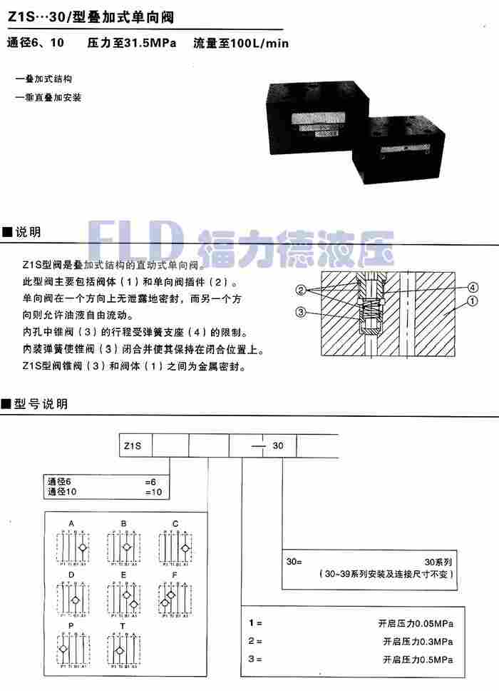 岱山DBW30A-1-50B/200Y先导卸荷溢流阀