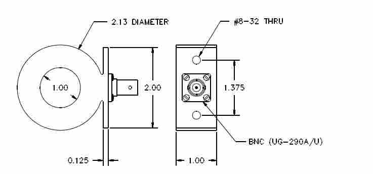 脉冲宽带电流互感器3972 5000A 20MHz电流探头