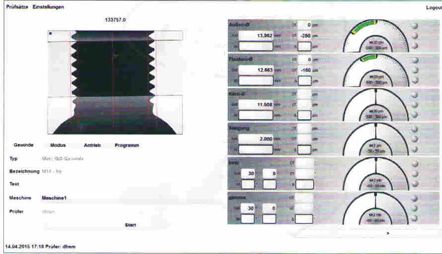 影像光学螺纹检测仪 非接触式螺纹测试仪