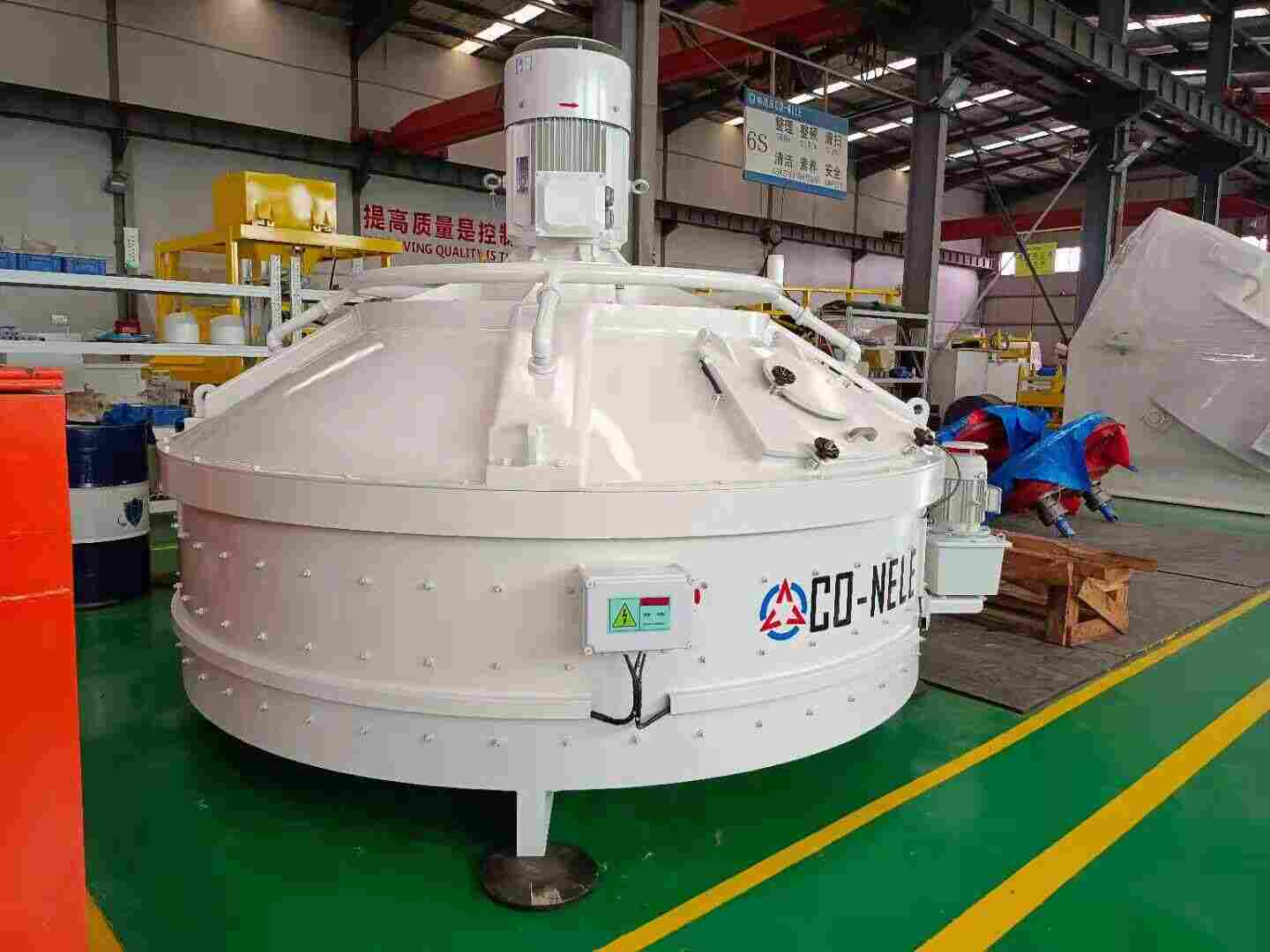 立轴行星式搅拌机用于高性能混凝土的处理效率高