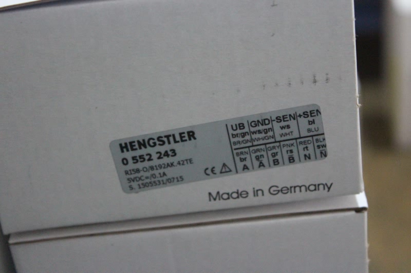 Hengstler亨士樂 0553368	GEBER RI58-O/  600EK.42RA-F0