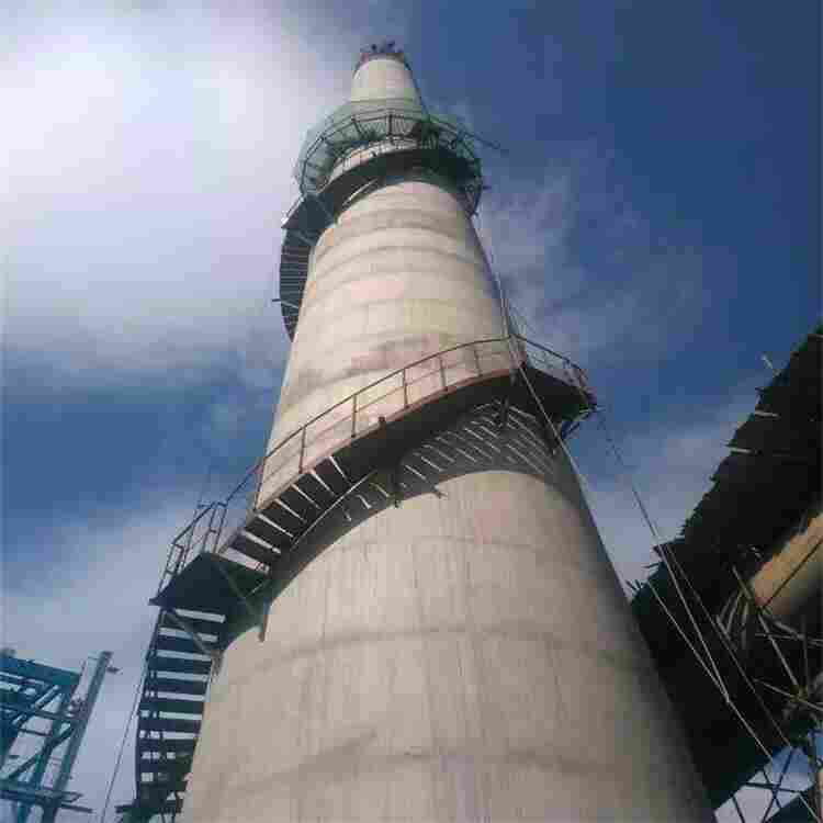 烟囱安装旋转爬梯平台