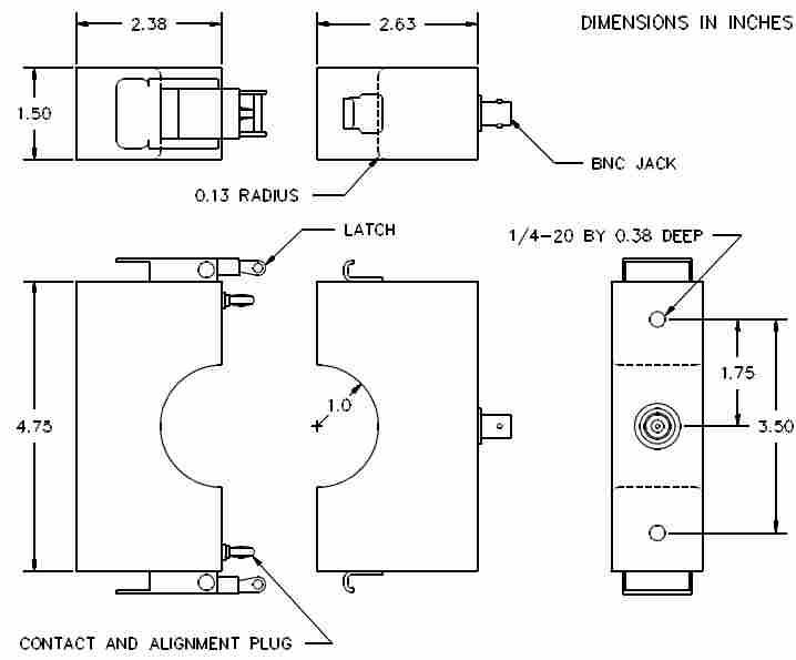 开口式电流互感器3525 5000A 15MHz