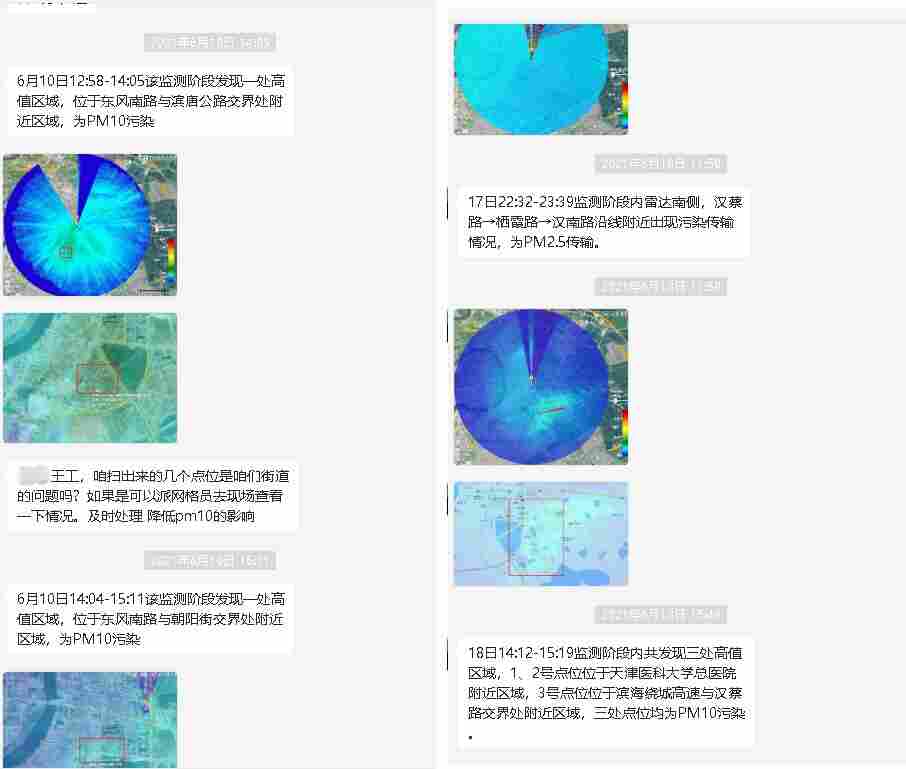 天津滨海寨上街激光雷达监测服务案例