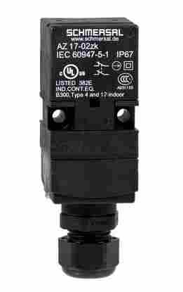 带分离式操动件的安全开关AZ 17/170-B5