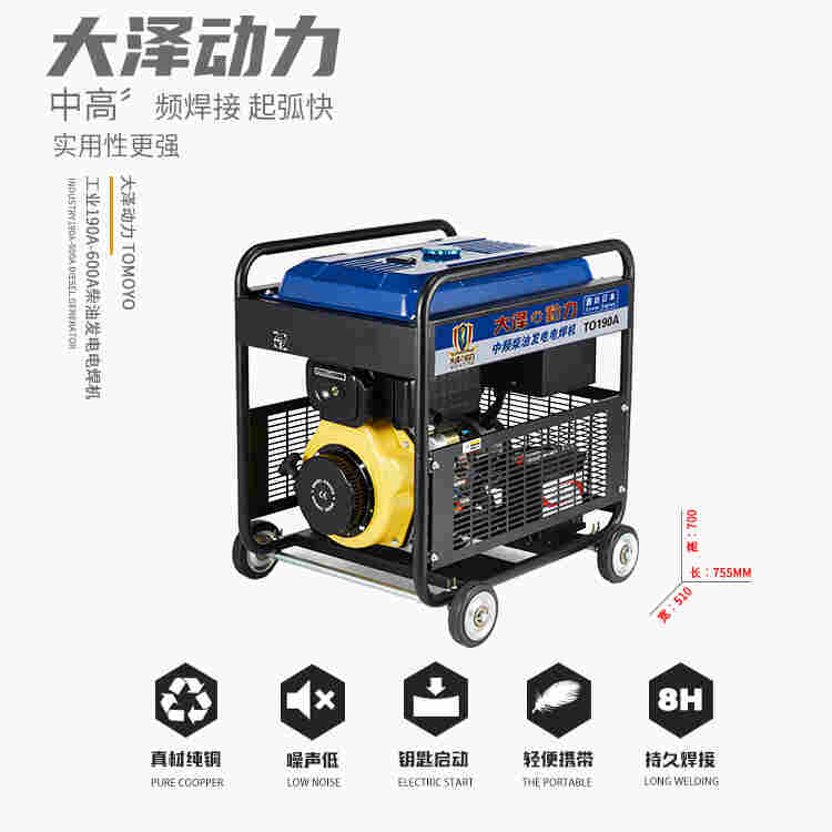 250A柴油发电电焊机220V辅助电源