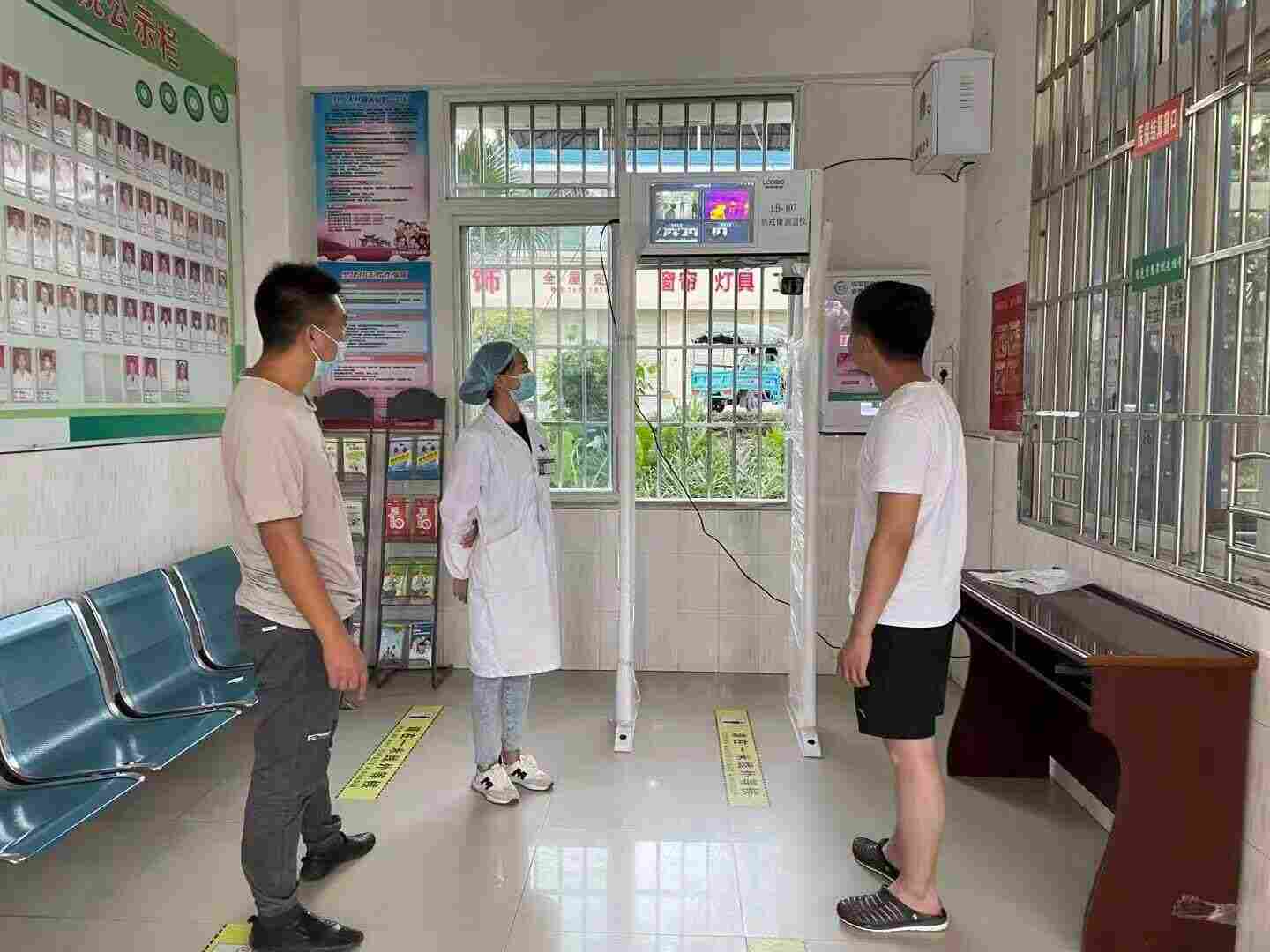 学校教育事业门框测温仪红外线原理