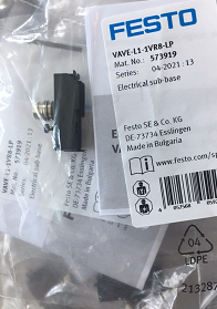 阀附件VAVE-L1-1VR8-LP 了解festo电气连接板