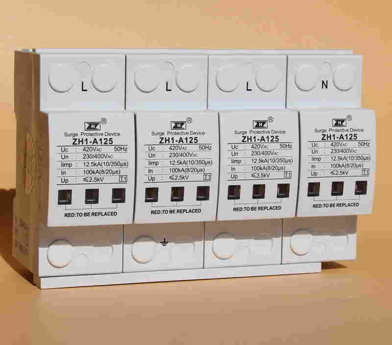 ZH1-A125/4-420 冲击电流12.5kA浪涌保护器