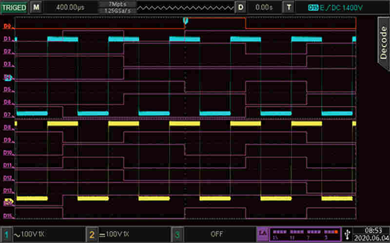 16数字通道逻辑
