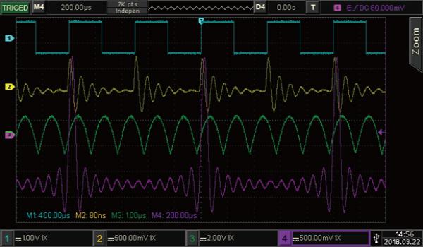 每通道独立时基可调,方便用户同时观测思路频率差异较大的信号