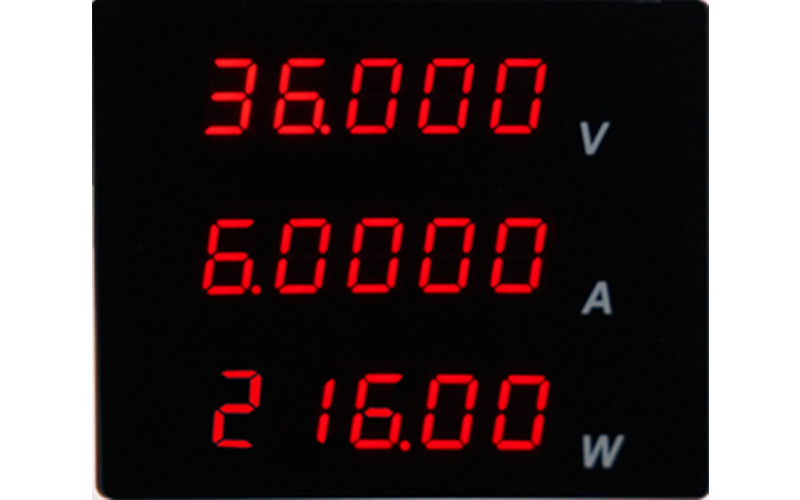 电压/电流高精度显示