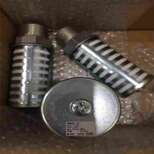 接管口径SMC消声器AN900-20金属材质