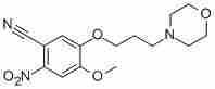 4-Methoxy-5-(3-morpholinopropoxy)-2-nitrobenzonitrile675126-