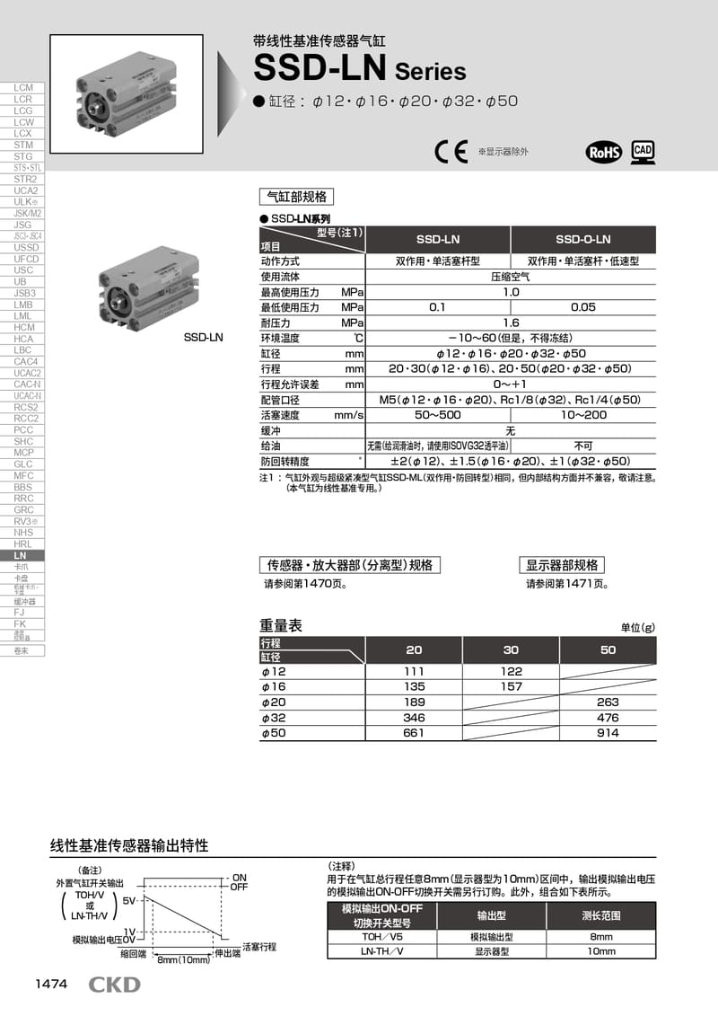 拉杆气缸SSD-80-46-ROD-MTL-ASSY工作原理