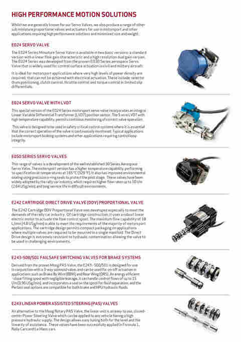 MOOG E081-001 微型伺服阀