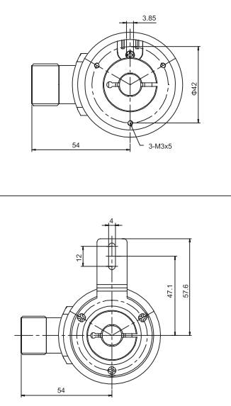 1630639778593407.png ELCO旋转编码器EC100P25-L5PR-1024产品实物