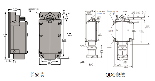 性能分析NAMCO机械限位开关EA180系列
