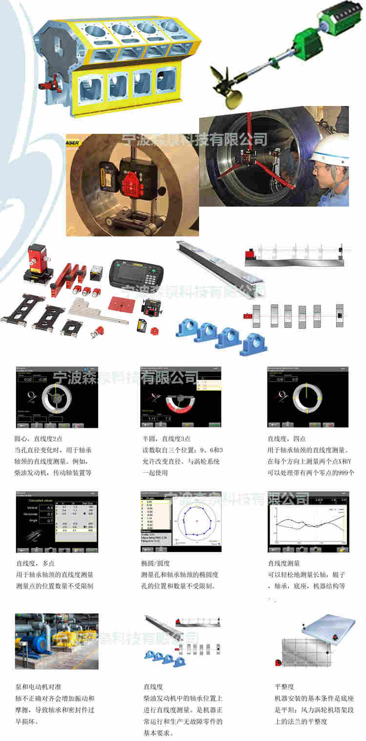曲轴孔、齿轮箱安装同心度测量