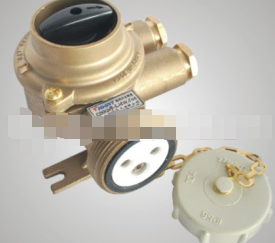 铜质水密开关带插座CZKH209-3