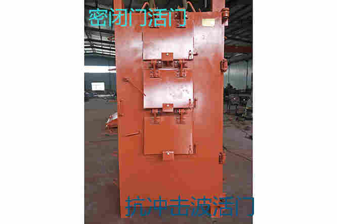 矿用无压风门之避难硐室防爆门抗冲击波活门结构解析