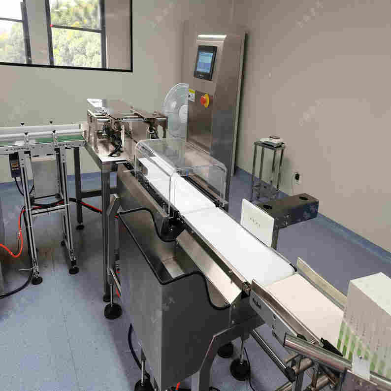 五金小器件自动检重秤厂家 定制精度剔除分拣秤