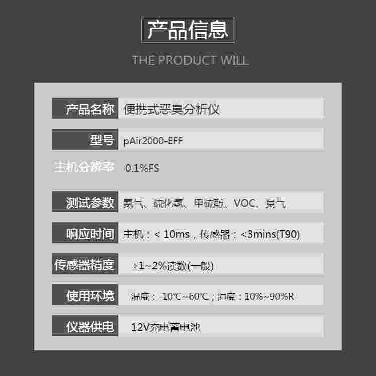 产便携式恶臭检测仪