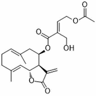 8β-(4-Acetoxy-5-hydroxytigloyloxy)costunolide标准品