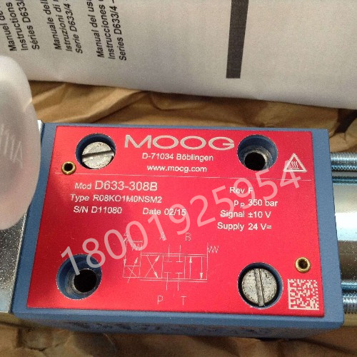 美国MOOG电液伺服阀D系列主要参数数据