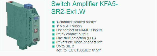 隔离式安全栅KFA5-SR2-Ex1.W输出方式