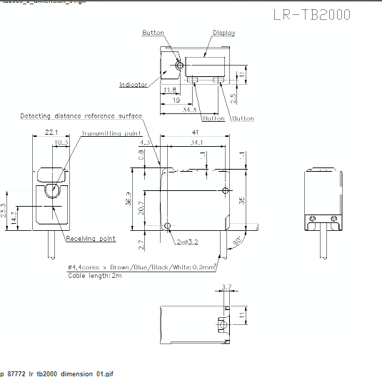 1636600882194138.png LR-TB2000的测量距离是2米 基恩士