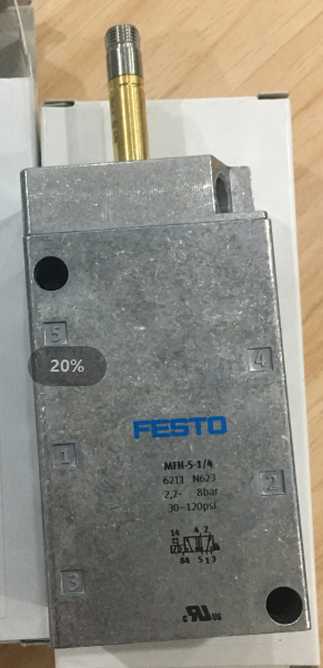 供应原装FESTO费斯托两位五通电磁阀MFH-5-1/4